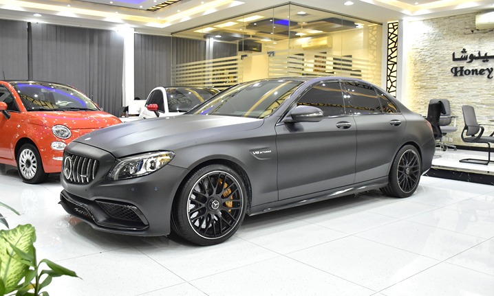 Mercedes Benz C63s AMG ( 2020 Model ) in Matte Black Color Japanese Specs