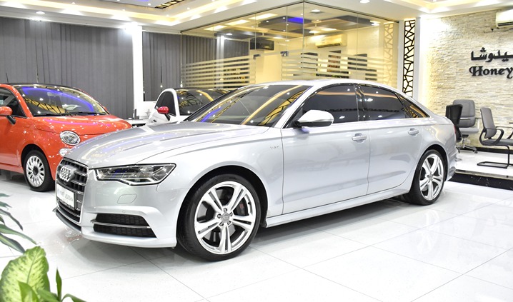 Audi S6 V8T ( 2016 Model ) in Silver Color GCC Specs
