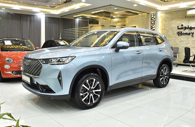 Haval H6 2.0 GDiT ( 2024 Model ) in Blue Color GCC Specs