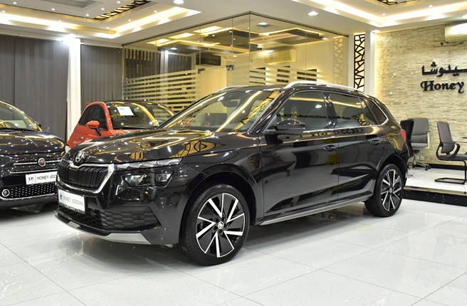 Skoda Kamiq ( 2023 Model ) in Black Color GCC Specs