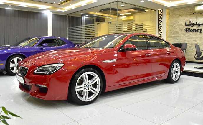 BMW 640i GranCoupe M-Kit ( 2016 Model ) in Red Color GCC Specs