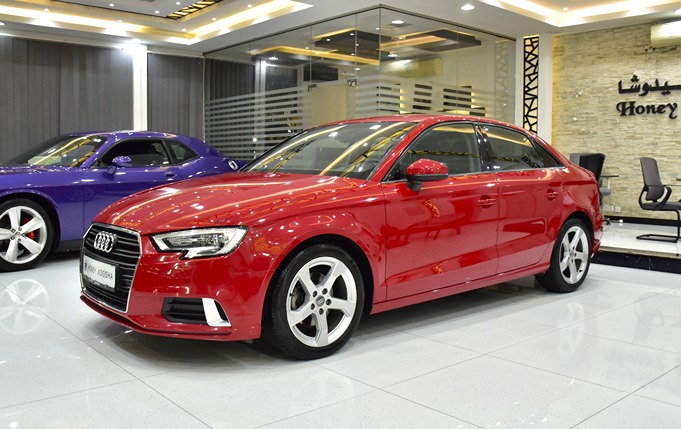 Audi A3 1.0 TFSi S-Tronic ( 2020 Model ) in Red Color GCC Specs