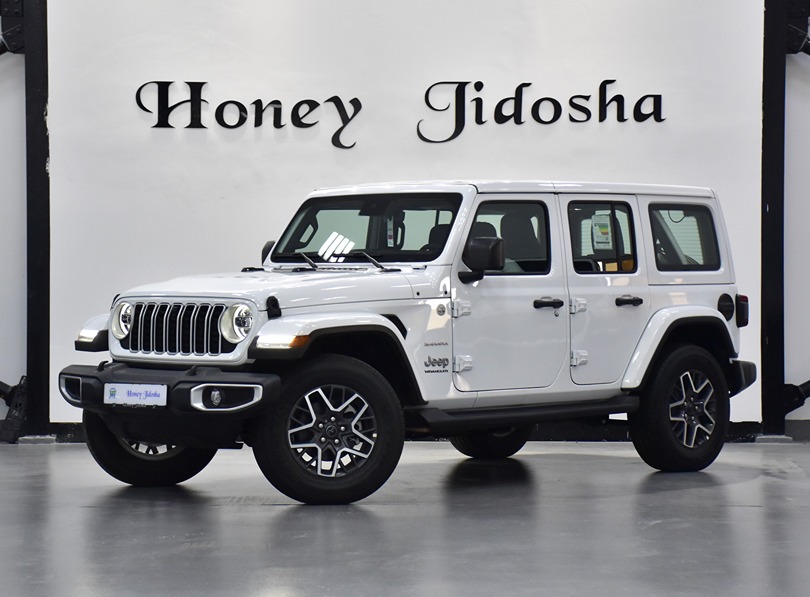 Jeep Wrangler Unlimited SAHARA 2.0L ( 2024 Model ) in White Color GCC Specs