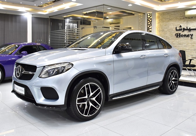 Mercedes Benz GLE43 AMG ( 2018 Model ) in Silver Color GCC Specs
