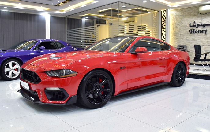 Ford Mustang GT 5.0 ( 2019 Model ) in Red Color American Specs