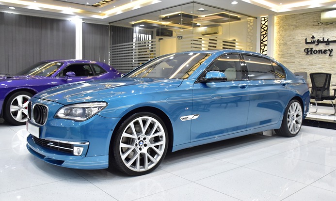 BMW 750Li - ALPINA KIT ( 2014 Model ) in Blue Color GCC Specs