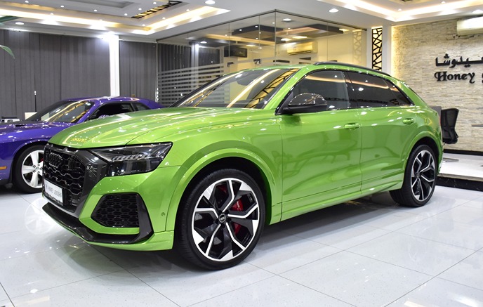 Audi RS Q8 ( 2022 Model ) in Green Color European Specs