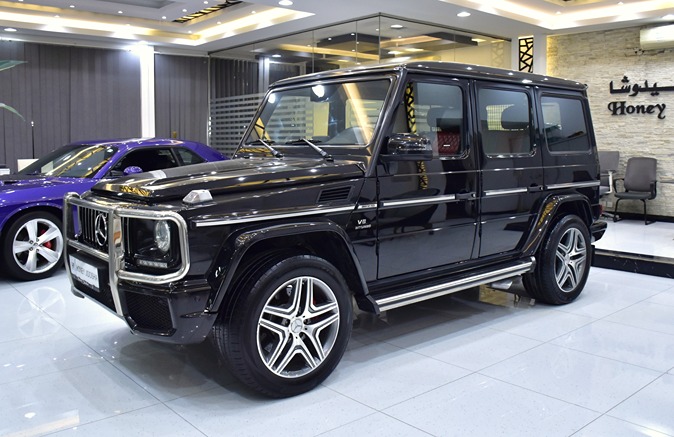 Mercedes Benz G63 AMG ( 2015 Model ) in Black Color GCC Specs