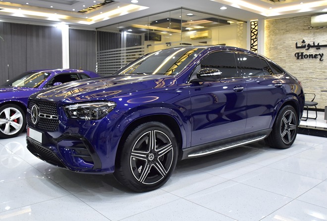 Mercedes Benz GLE 450 4Matic ( 2025 Model ) in Blue Color GCC Specs