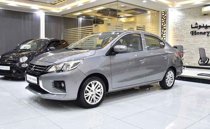 Mitsubishi Attrage ( 2021 Model ) in Grey Color GCC Specs