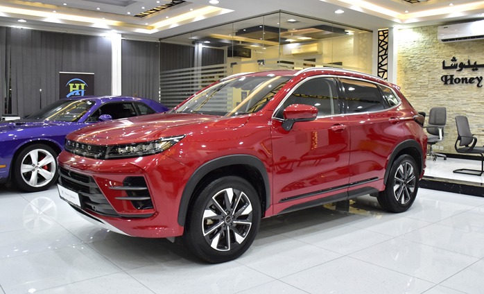 Exeed LX 230T ( 2024 Model ) in Red Color GCC Specs