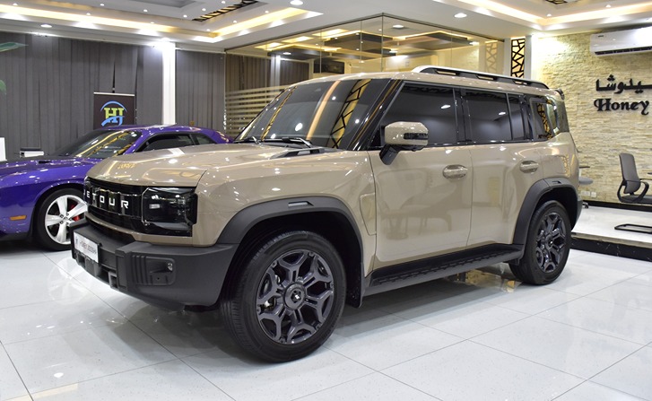Jetour T2 XWD ( 2025 Model ) in Desert Brown Color GCC Specs
